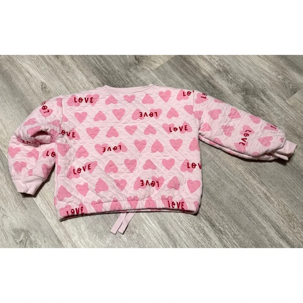 Carters‎ 4T love heart crewneck sweater